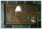 Drawing Out Pig Iron - Cast Iron Panel