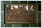 Collecting Bog Iron - Cast Iron Panel