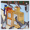 Pigeons on News Boxes