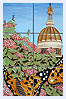 Butterflies in Garden; Statehouse