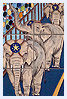 Circus Elephants Marching