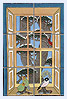 Boehm Figurines in Window