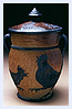 Small Rooster Jar